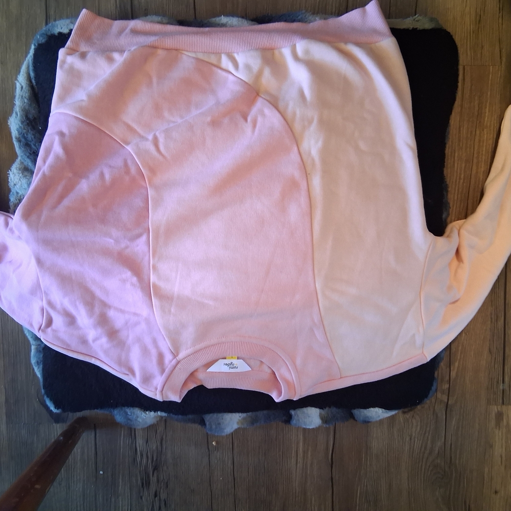 Kids Pink Colorblock Sweatshirt